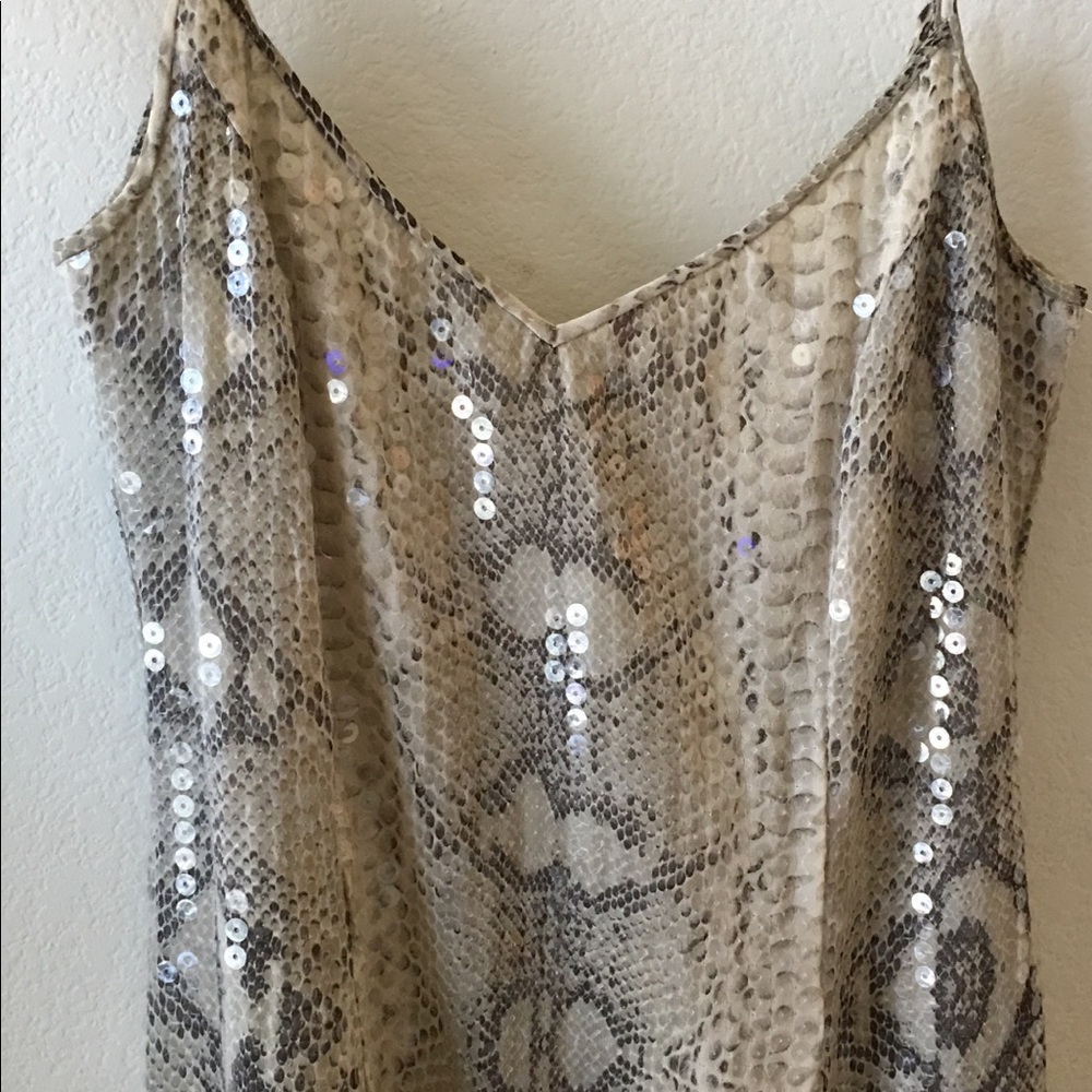 Sequin Snake Dress